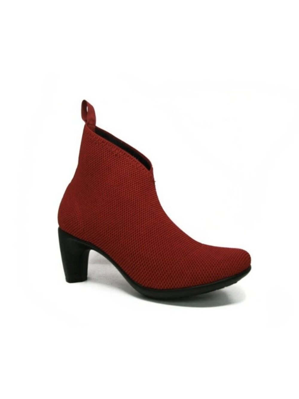 Barcelona Collective Caterina Boot Red Ankle Boots Heeled Booties 6.5